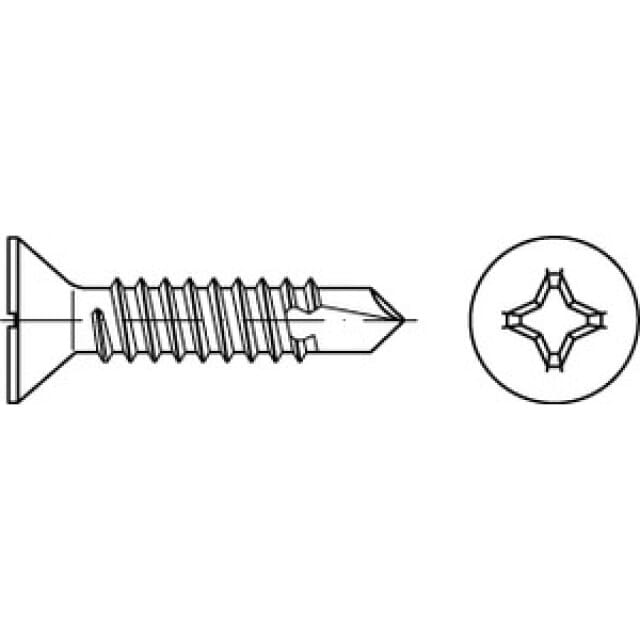 Senk-Bohrschraube KS-H DIN 7504 P VZ