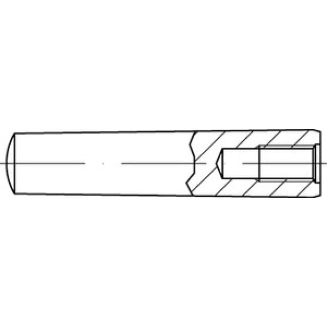 Kegelstift mit Innengewinde DIN 7978 A Tol. h10