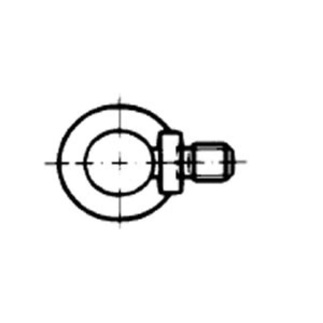 Ringschraube Stahl DIN 580 C15E VZ