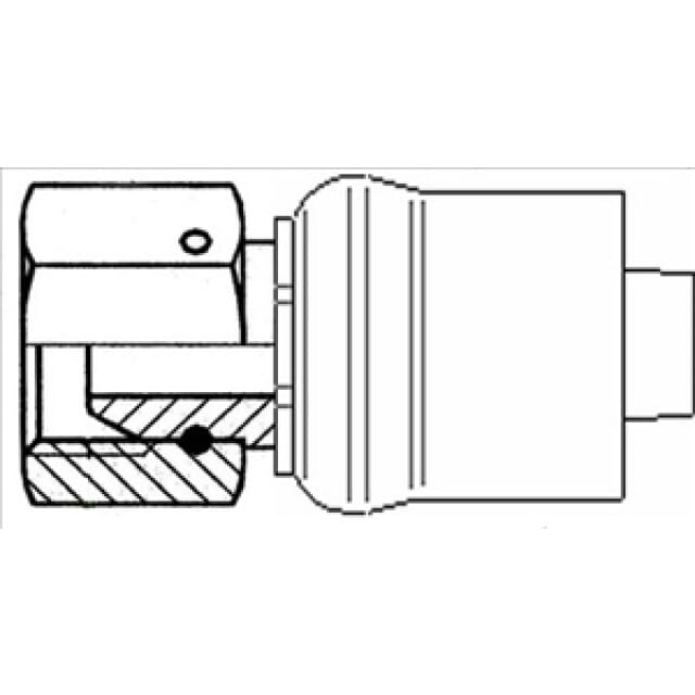 Dichtkegelarmatur BSP-Gewinde, DKR multiCrimp-Schwer