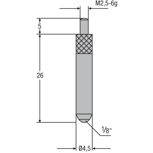 Messeinsatz 4,5x26 M2,5 0710168 Helios Preisser