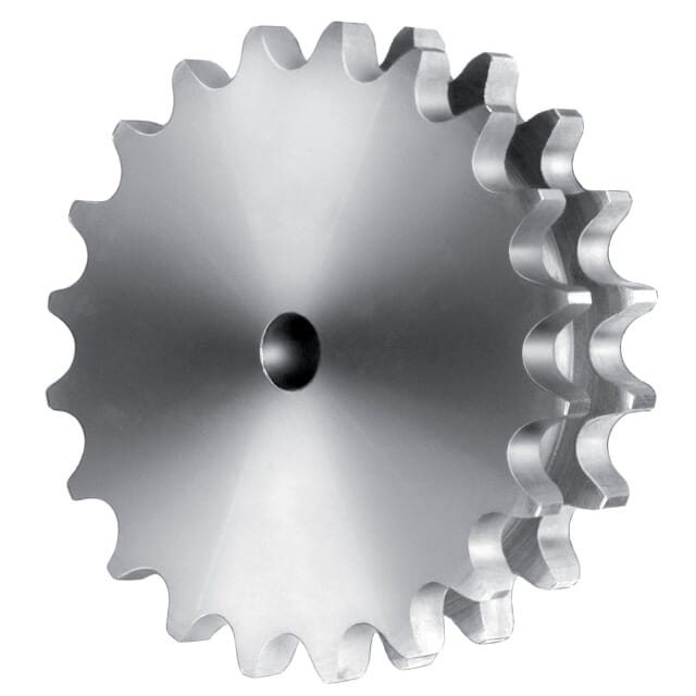 Kettenradscheibe DIN 8187/ISO R606 2-fach