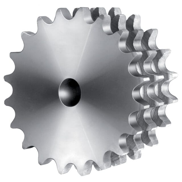 Kettenradscheibe DIN 8187/ISO R606 3-fach