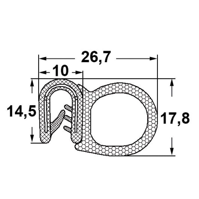 Kantenschutzprofil KSP009