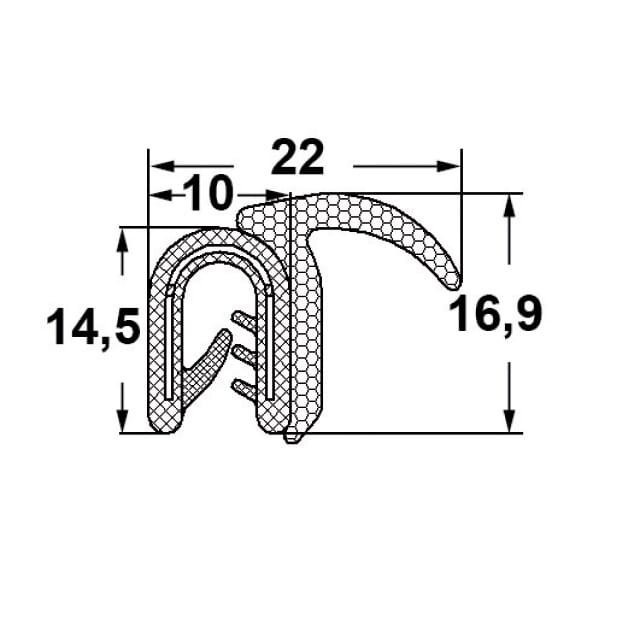 Kantenschutzprofil KSP010