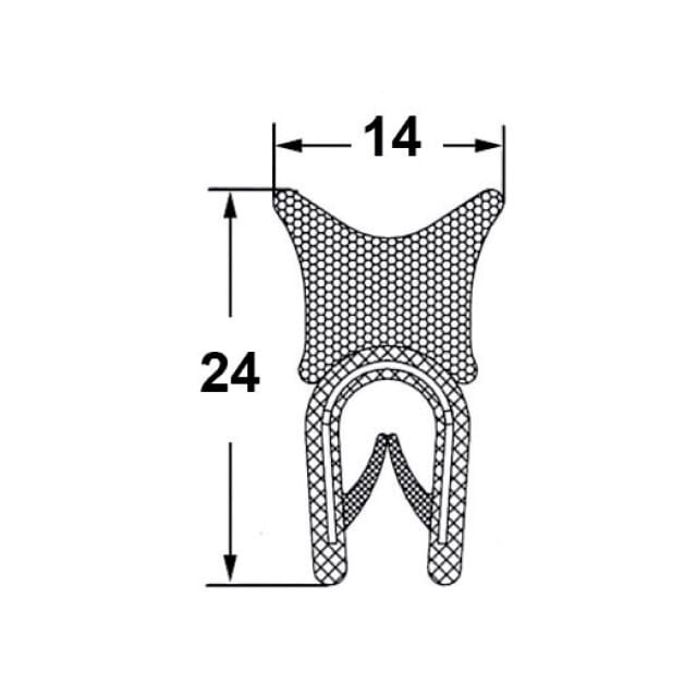 Kantenschutzprofil KSP011