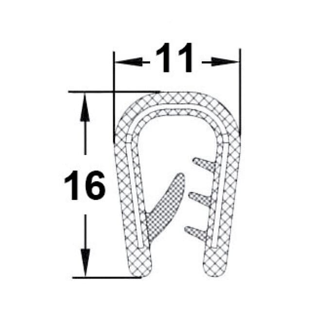 Kantenschutzprofil KSP023