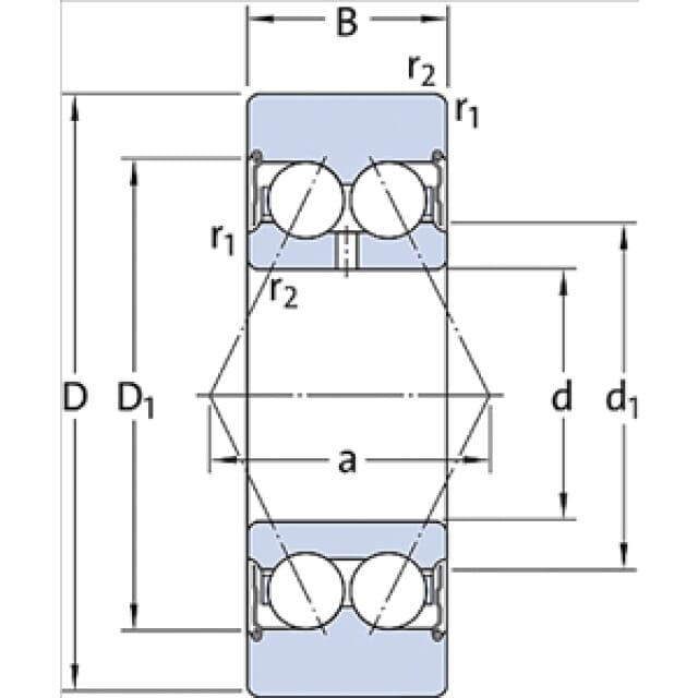 Laufrolle 305701 C-2Z SKF