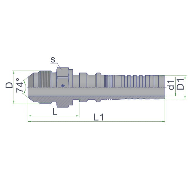 Aussengewindenippel, AGJ, Interlock