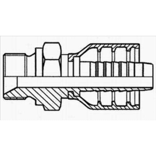 Aussengewindearmatur BSP-Gewinde, AGR multiCrimp