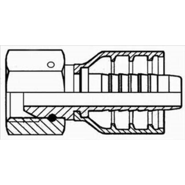 Dichtkegelarmatur BSP-Gewinde, DKR multiCrimp
