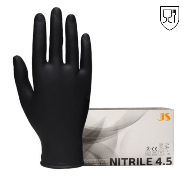 Einweghandschuhe Nitrile 4.5 puderfrei schwarz