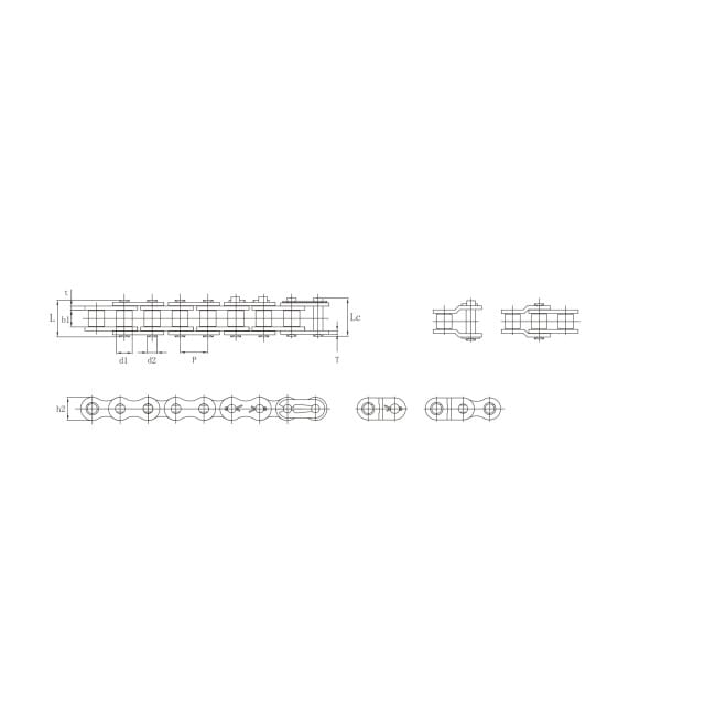 Rollenkette DIN 8187 RK B-1 SS 4MP