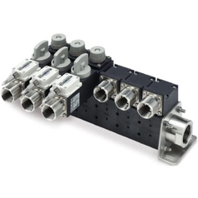 Medienverteiler, 4 Stationen PF3WC04DF-704S-03-L2T-M