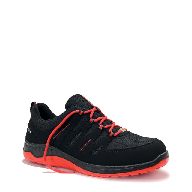 Sicherheitshalbschuh Maddox black-red Low ESD S3