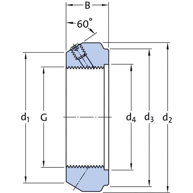 Wellenmutter M65x2 KMT 13